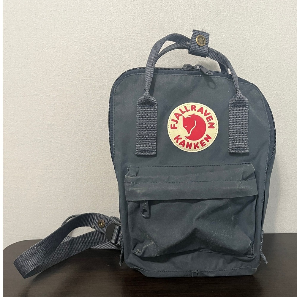 Fjallraven Kanken Mini Backpack Graphite Gray 23561 Water Resistant Bag